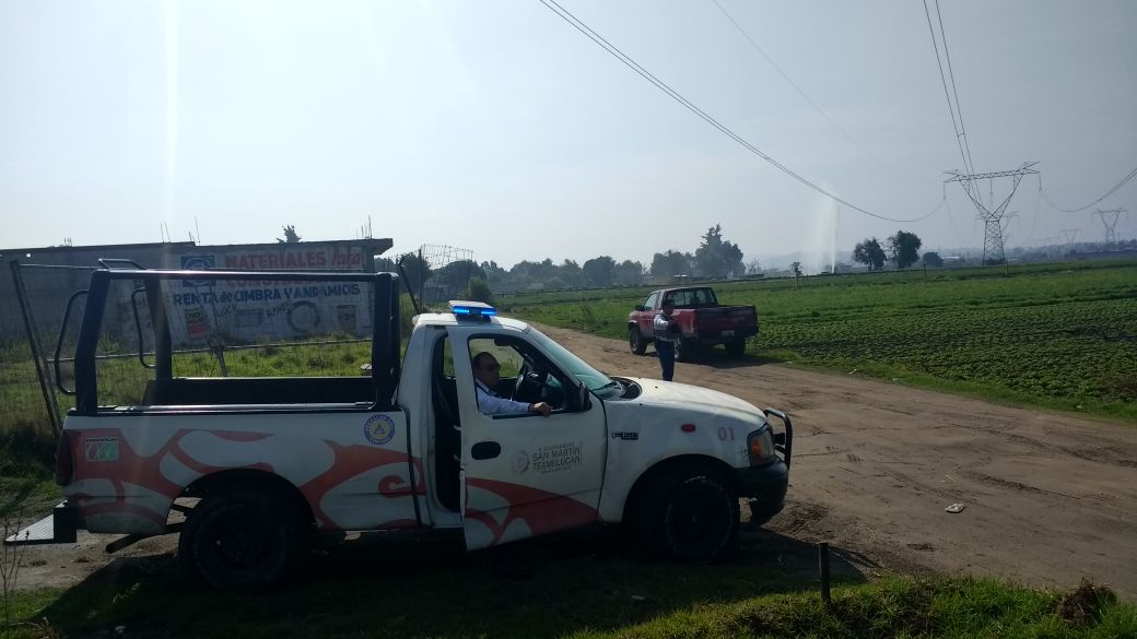 Se registra descomunal fuga de diésel en Texmelucan